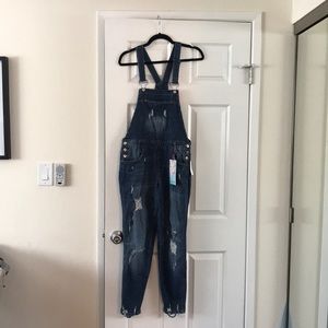 Brand new denim overalls! Skinny fit